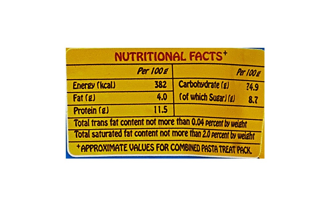 Sunfeast Pasta Treat, Cheese   Pack  70 grams